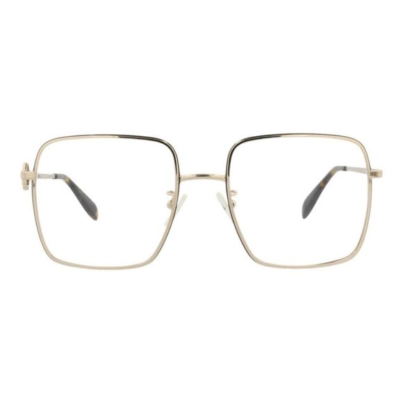 Alexander McQueen Womens Square/Rectangle Gold Gold Transparent Fashion - Picture 1 of 4
